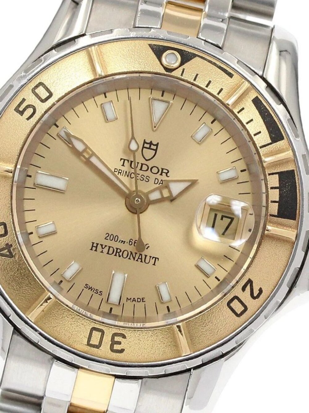 TUDOR Princess Date Hydro Note 99093P SS/YG gold Dial Automatic Ladies_939047